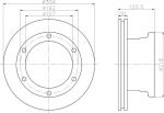 Textar 93087500 тормозной диск на MERCEDES-BENZ VARIO автобус