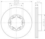 Textar 93191900 тормозной диск на NISSAN CABSTAR E