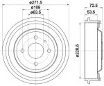 Textar 94007300 тормозной барабан на FORD TAUNUS '80 (GBS, GBNS)