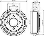 Textar 94020900 тормозной барабан на NISSAN SUNNY III Hatchback (N14)