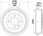Textar 94022800 тормозной барабан на VW POLO CLASSIC (6KV2)