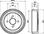 Textar 94025600 тормозной барабан на TOYOTA COROLLA (_E11_)