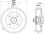 Textar 94041500 тормозной барабан на PEUGEOT 206 SW (2E/K)