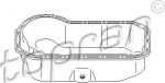 Topran 100 832 масляный поддон на VW PASSAT Variant (3A5, 35I)