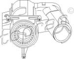 Topran 102 413 замок вала рулевого колеса на VW PASSAT (32B)