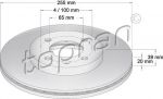 Topran 103 408 тормозной диск на VW GOLF III (1H1)