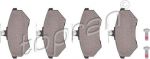 Topran 103 529 комплект тормозных колодок, дисковый тормоз на VW GOLF III (1H1)
