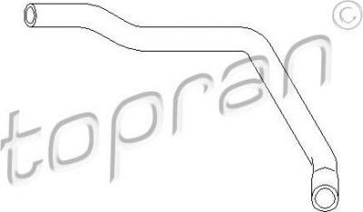 Topran 103 538 шланг радиатора на VW PASSAT Variant (3A5, 35I)
