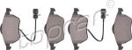 Topran 103 758 комплект тормозных колодок, дисковый тормоз на AUDI 100 (4A, C4)