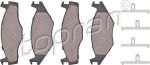 Topran 104 252 комплект тормозных колодок, дисковый тормоз на VW POLO Variant (6KV5)