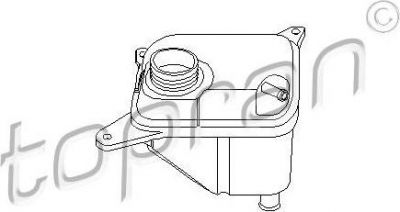 Topran 104 390 компенсационный бак, охлаждающая жидкость на AUDI 80 Avant (8C, B4)