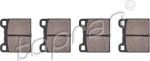 Topran 107 560 комплект тормозных колодок, дисковый тормоз на VW PASSAT (32)