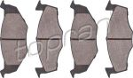 Topran 108 506 комплект тормозных колодок, дисковый тормоз на VW GOLF III (1H1)