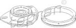 Topran 108 564 опора стойки амортизатора на AUDI 100 (4A, C4)