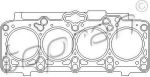 Topran 109 363 прокладка, головка цилиндра на VW GOLF IV (1J1)