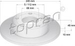 Topran 109 525 тормозной диск на VW PASSAT Variant (3B6)