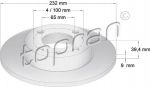 Topran 110 217 тормозной диск на VW POLO CLASSIC (6KV2)