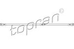 Topran 110 395 тормозной шланг на AUDI A3 Sportback (8PA)