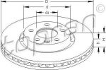 Topran 110 429 тормозной диск на VW TRANSPORTER V фургон (7HA, 7HH, 7EA, 7EH)