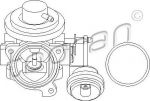 Topran 110 874 клапан возврата ог на VW LUPO (6X1, 6E1)