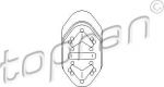 Topran 111 593 кронштейн, глушитель на VW CADDY II пикап (9U7)