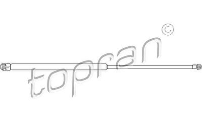 Topran 112 072 газовая пружина, крышка багажник на AUDI 80 Avant (8C, B4)