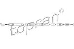 Topran 112 146 трос, тормозной механизм рабочей тормозной системы на VW MULTIVAN V (7HM, 7HN, 7HF, 7EF, 7EM, 7EN)