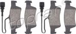 Topran 112 170 комплект тормозных колодок, дисковый тормоз на VW MULTIVAN V (7HM, 7HN, 7HF, 7EF, 7EM, 7EN)