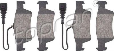 Topran 112 170 комплект тормозных колодок, дисковый тормоз на VW MULTIVAN V (7HM, 7HN, 7HF, 7EF, 7EM, 7EN)
