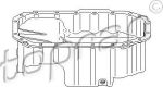Topran 112 238 масляный поддон на SKODA OCTAVIA (1Z3)