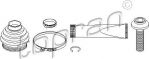 Topran 113 007 комплект пылника, приводной вал на AUDI Q5 (8R)