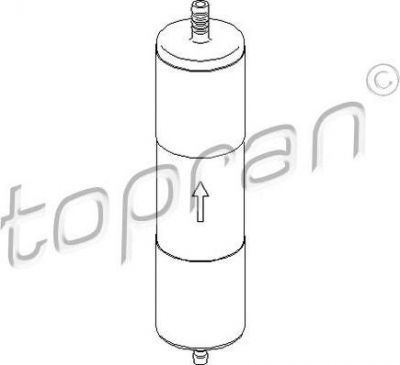 Topran 113 153 топливный фильтр на AUDI A6 (4F2, C6)