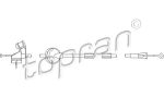 Topran 113 432 трос, замок двери на VW GOLF V (1K1)