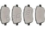 Topran 114 348 комплект тормозных колодок, дисковый тормоз на VW POLO (9N_)