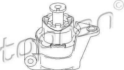 Topran 205 613 подвеска, двигатель на OPEL ASTRA H GTC (L08)