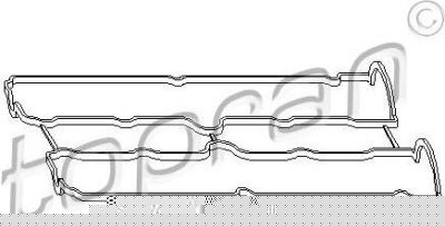 Topran 206 133 прокладка, крышка головки цилиндра на OPEL ASTRA G кабрио (F67)