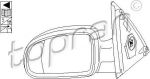 Topran 206 236 наружное зеркало на OPEL CORSA C (F08, F68)