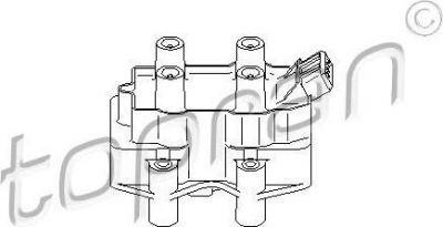 Topran 206 638 катушка зажигания на OPEL ASTRA G универсал (F35_)