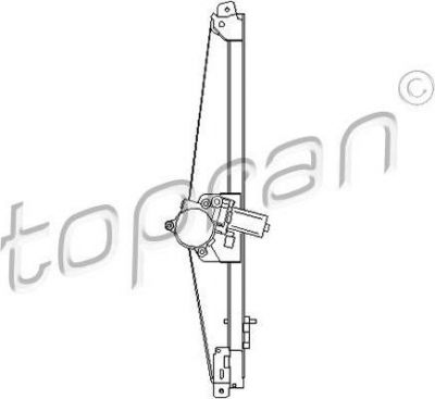 Topran 207 364 подъемное устройство для окон на NISSAN PRIMASTAR фургон (X83)