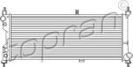 Topran 207 397 радиатор, охлаждение двигателя на OPEL CORSA B (73_, 78_, 79_)