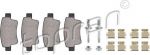 Topran 207 643 комплект тормозных колодок, дисковый тормоз на OPEL CORSA D