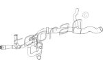 Topran 207 790 шланг радиатора на OPEL VECTRA B (36_)