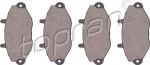 Topran 300 637 комплект тормозных колодок, дисковый тормоз на FORD TRANSIT c бортовой платформой/ходовая часть (E_ _)