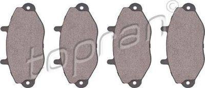 Topran 300 637 комплект тормозных колодок, дисковый тормоз на FORD TRANSIT c бортовой платформой/ходовая часть (E_ _)
