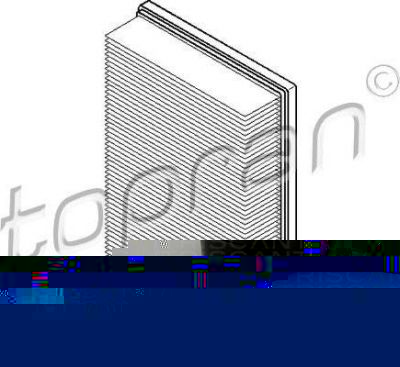 Topran 301 659 воздушный фильтр на FORD TRANSIT фургон