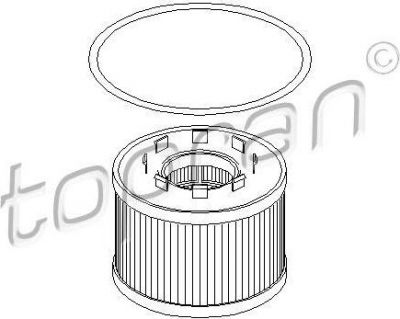 Topran 301 760 масляный фильтр на FORD MONDEO III седан (B4Y)