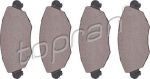 Topran 301 958 комплект тормозных колодок, дисковый тормоз на FORD MONDEO III седан (B4Y)
