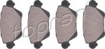 Topran 301 959 комплект тормозных колодок, дисковый тормоз на FORD MONDEO III седан (B4Y)