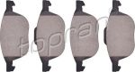 Topran 302 338 комплект тормозных колодок, дисковый тормоз на FORD FOCUS III седан
