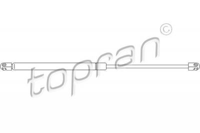 Topran 302 362 газовая пружина, крышка багажник на FORD TRANSIT c бортовой платформой/ходовая часть (E_ _)